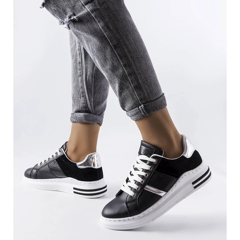 D/GMR Zapatillas negras con inserciones de Deans