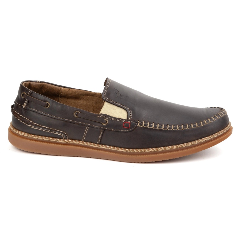 Olivier Los zapatos para hombres resbalaron 314gt de color marrón oscuro