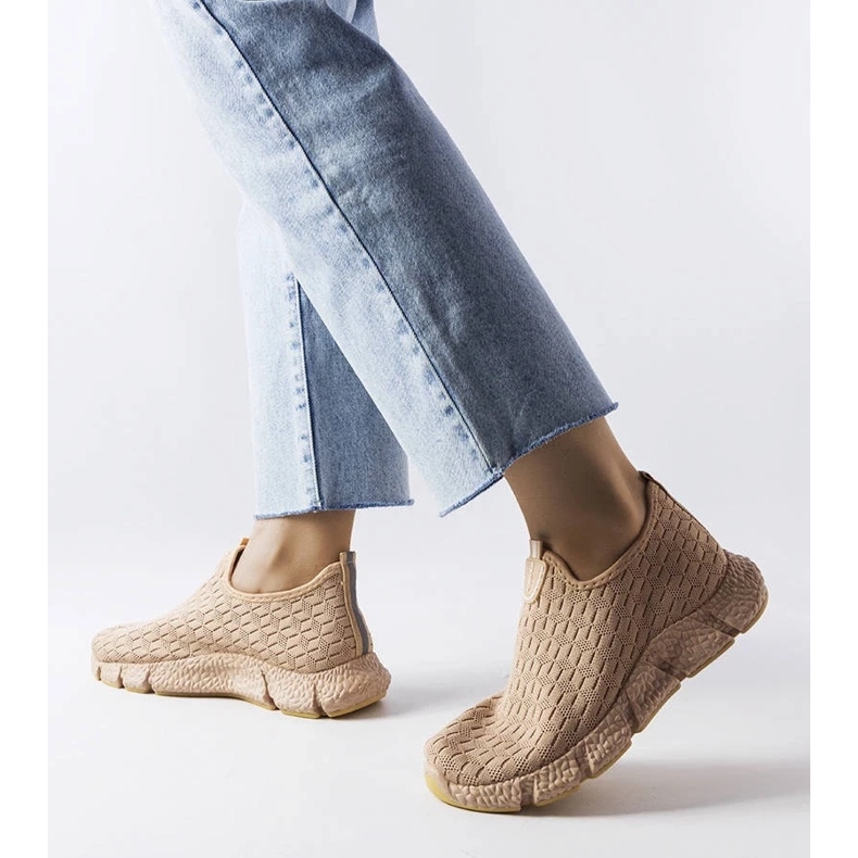 D/GMR Zapatillas slip-on deportivas beige de Obenor