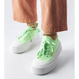 D/GMR Zapatillas verdes con parte superior elástica de Jardine