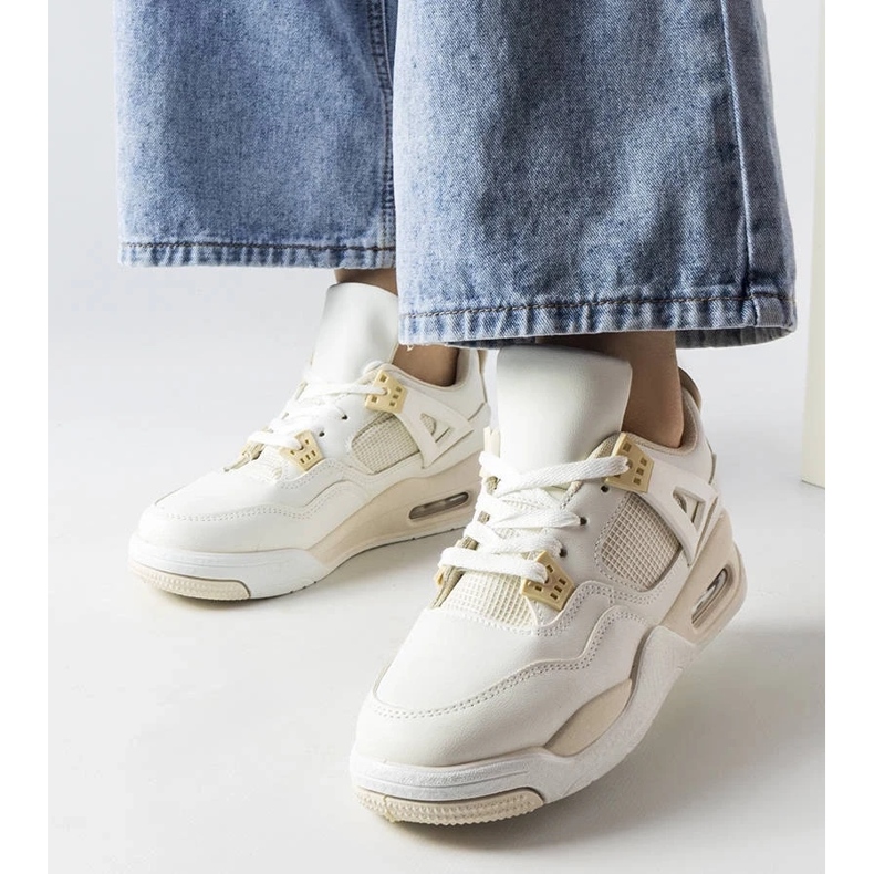 D/GMR Deportivas beige de materiales combinados de Malas D/GMR Deportivas beige de materiales combinados de Malas