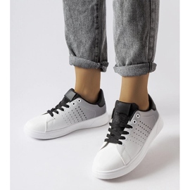 D/GMR Zapatillas Gordon con efecto degradado blanco