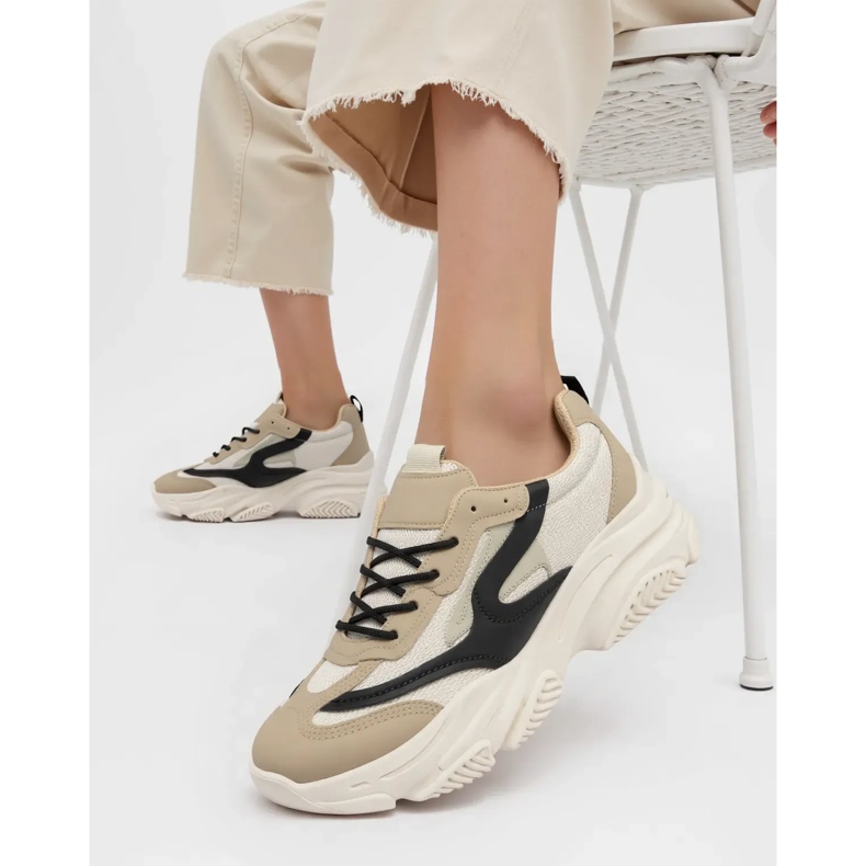 Zapatillas de zapatillas de zapatillas zenna femeninas beige