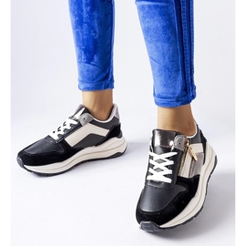 D/GMR Zapatillas Cecchi blancas y negras. negro D/GMR Zapatillas Cecchi blancas y negras. negro