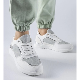 D/GMR Zapatillas blancas con hilo decorativo de Facondo blanco