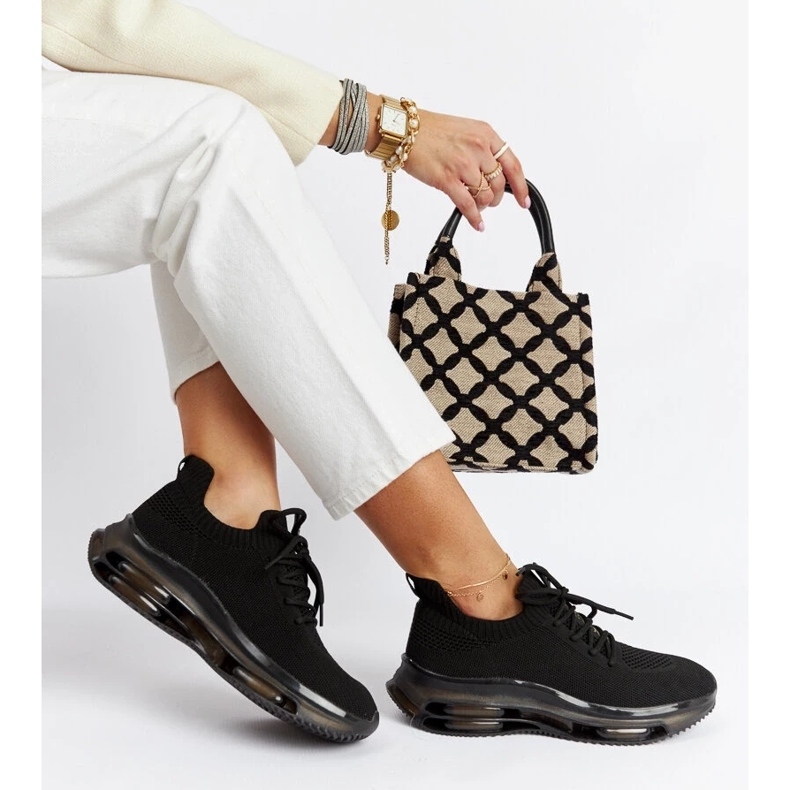 D/GMR Zapatillas negras con plataforma Goe JJ2N4080 negro D/GMR Zapatillas negras con plataforma Goe JJ2N4080 negro