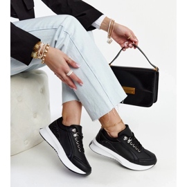 D/GMR Zapatillas Taima negras con plataforma negro