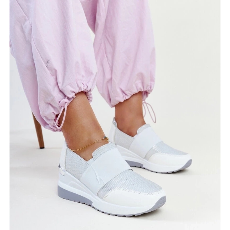 D/GMR Zapatillas cuña Kallay blancas blanco D/GMR Zapatillas cuña Kallay blancas blanco