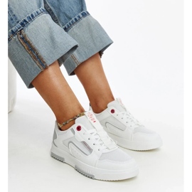 Deportivas Cross Jeans de mujer blancas blanco