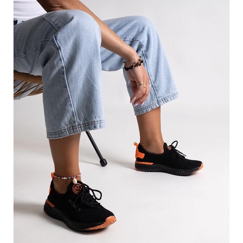 Deportivas de mujer Cross Jeans de tejido negro