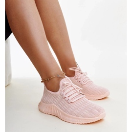 Deportivas Milena de tejido rosa rosado