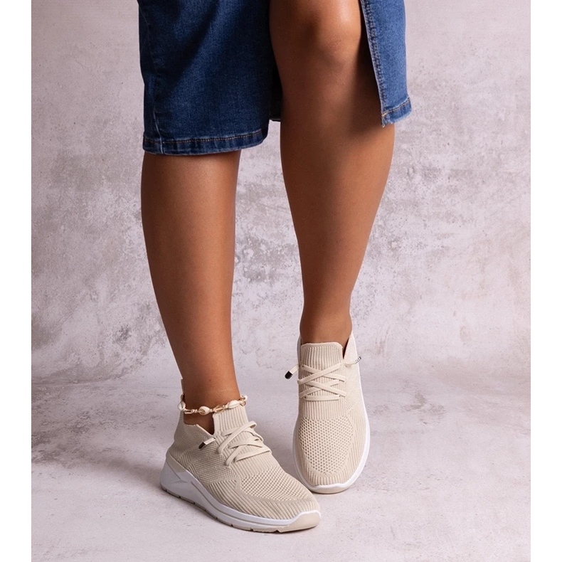 D/CEO Zapatillas slip-on Gaberla en beige