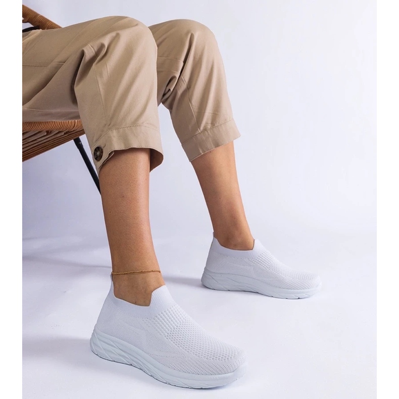 D/CEO Zapatillas deportivas sin cordones Aquilina blancas blanco