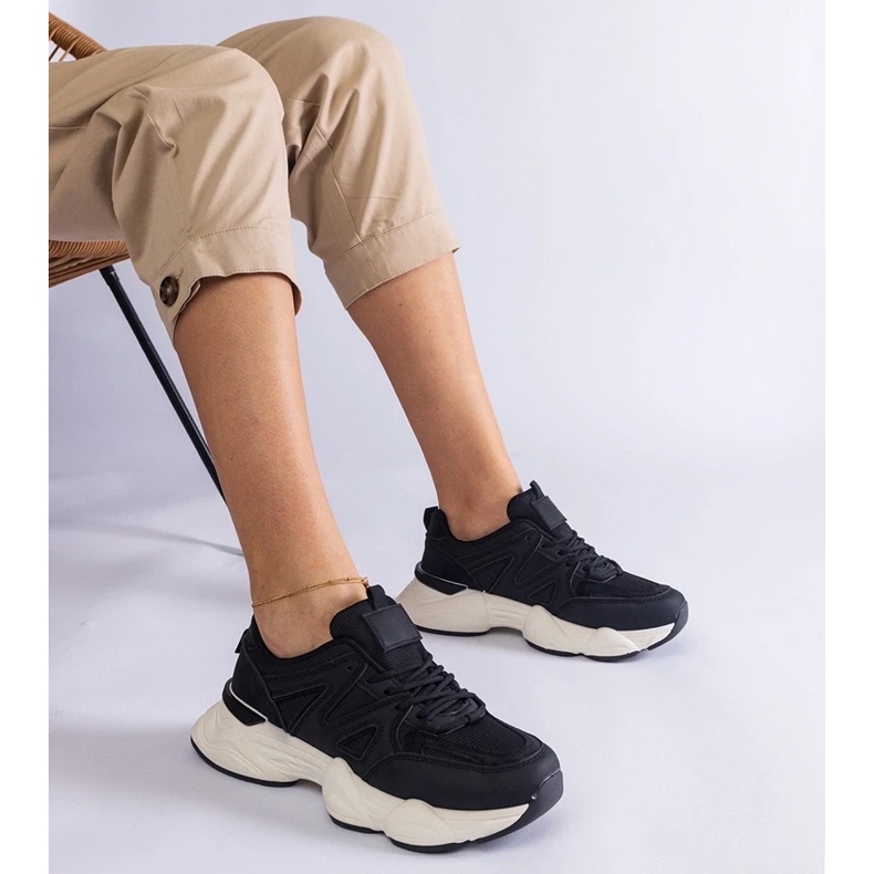D/CEO Zapatillas de deporte de deportes negros imperio