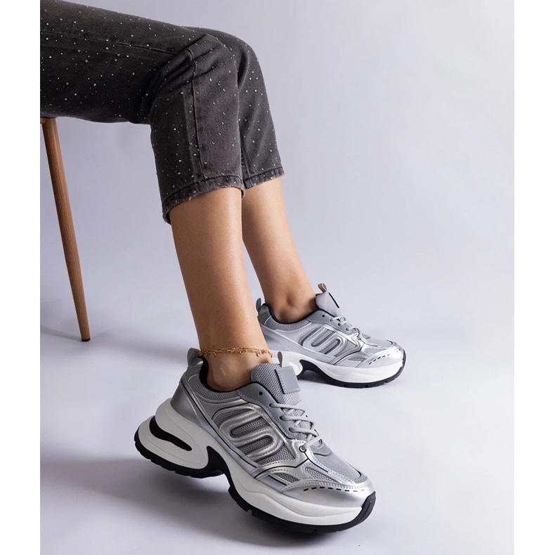 D/CEO Zapatillas deportivas de mujer Garza plata