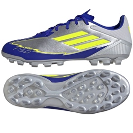 Adidas F50 League Messi 2G/3G AG JR8057 Silver-Blue Zapatos plata