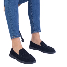 Mocasines de pura freenwork negros de Ekozamsz