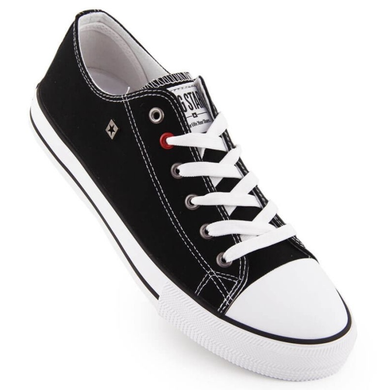Classic Big Star INT2077A Men's Big Stakers Black Sneakers negro