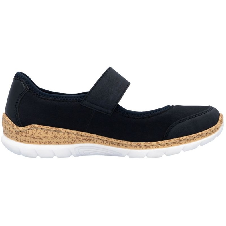 Rieker N42B0-14 Shoes de velcro azul marino