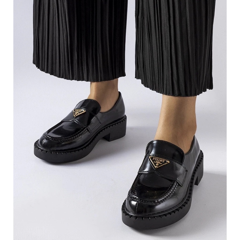 D/CEO Mocasines negros de mujer de Milne