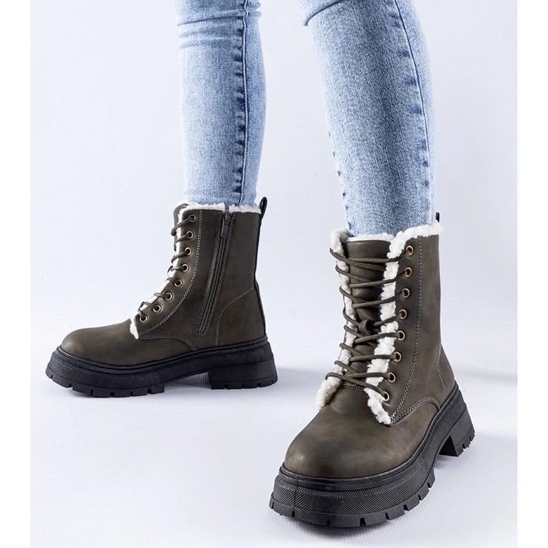 D/CEO Botas aislantes verdes de Tadasuni D/CEO Botas aislantes verdes de Tadasuni