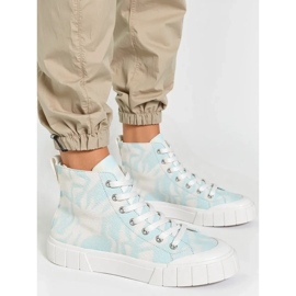 Zapatillas de deporte azul femenino Zapatillas de deporte azul femenino