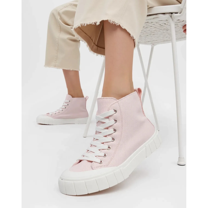 Zapatillas de zapatillas de color rosa arvel femenino rosado