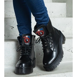 D/CEO Botas Ranco negras de mujer negro