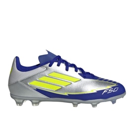 Adidas F50 League FG/MG Messi IH0924 Zapatos de fútbol plata