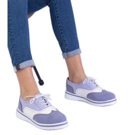 Zapatos Violet Classic Oxford púrpura