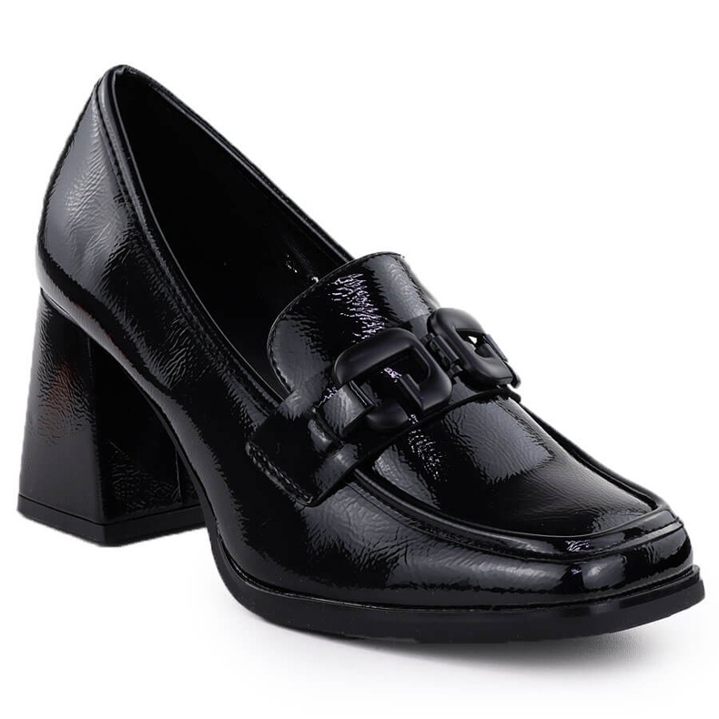 Zapatos de mujer pintados en el Potocki Negro SZ12553 Post