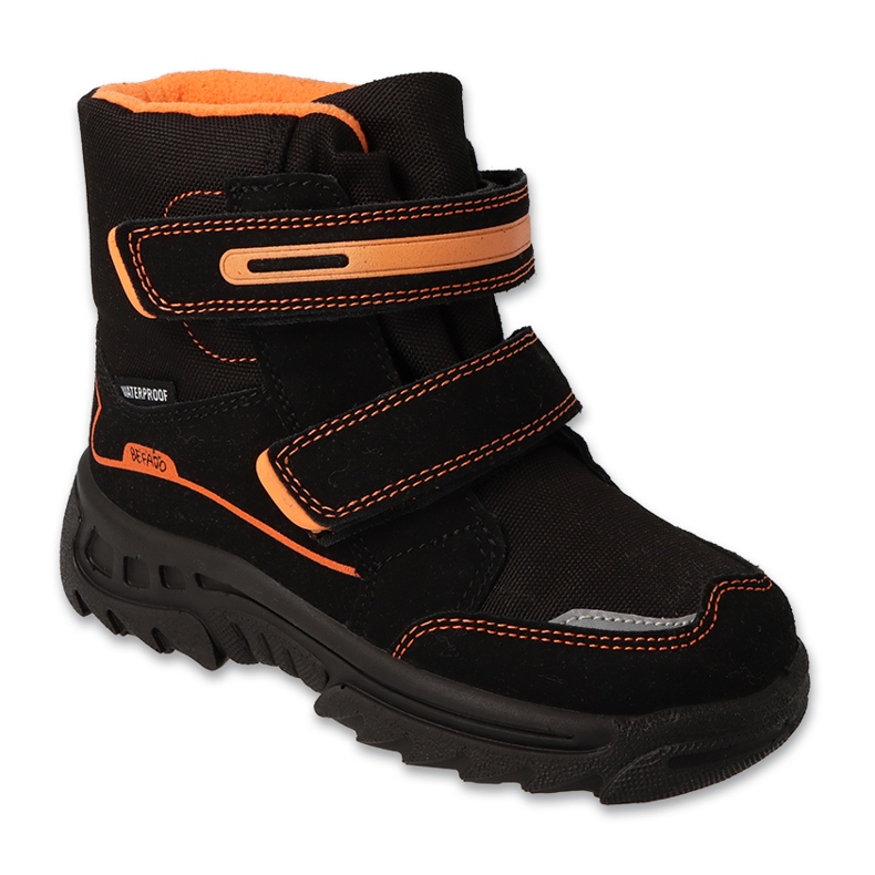 Befado Trekking Boys con una membrana de color naranja negro 615Y006 Befado Trekking Boys con una membrana de color naranja negro 615Y006