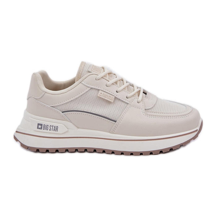 Zapatillas de deporte femenino Big Star nn274a088 beige ligero