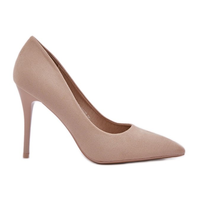 Classic Eco Simonable High Heels beige