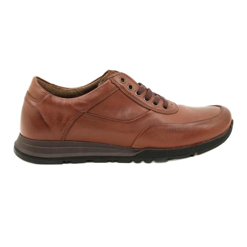 Olivier Zapato casual hombre piel 902KNT marron marrón
