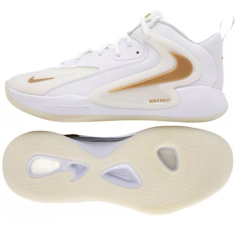 Nike Hyperset 2 FQ7070-104 Zapatos de voleibol blanco