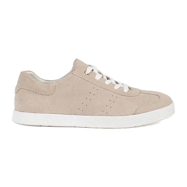 Goodin Zapatillas de zapatillas de cuero beige