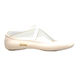 Zapatillas de ballet de gimnasia Iwa 302 crema beige