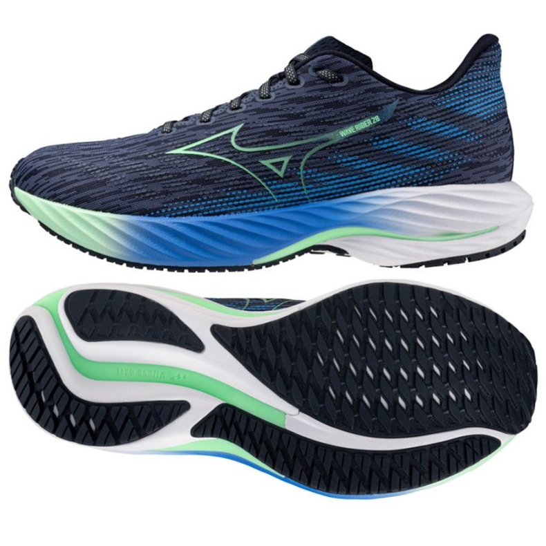 Zapatos de carrera Mizuno Wave Rider 28 J1GC240351 azul