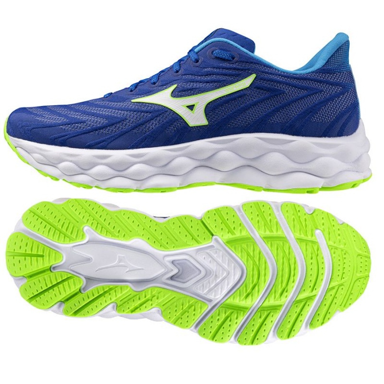 Zapatos de carrera Mizuno Wave Sky 8 J1GC240253 Azul