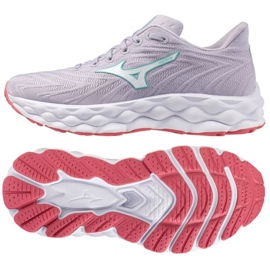 Mizuno Wave Sky 8 J1GD240273 Zapatos para correr violeta Mizuno Wave Sky 8 J1GD240273 Zapatos para correr violeta