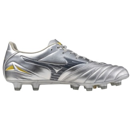 Mizuno Morelia Neo IV Pro MG P1GA253404 Zapatos de fútbol plata