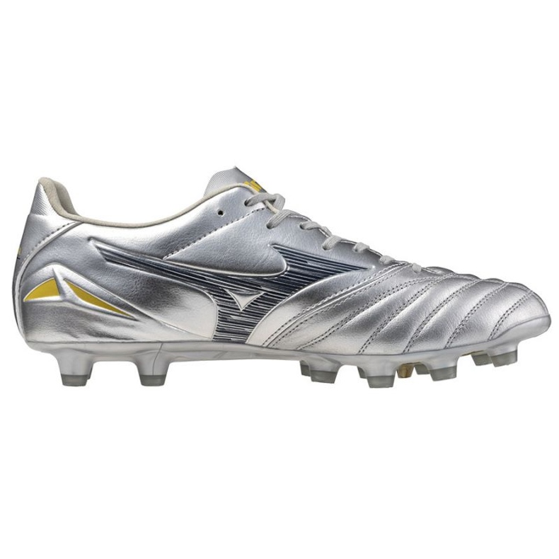 Mizuno Morelia Neo IV Pro MG P1GA253404 Zapatos de fútbol plata