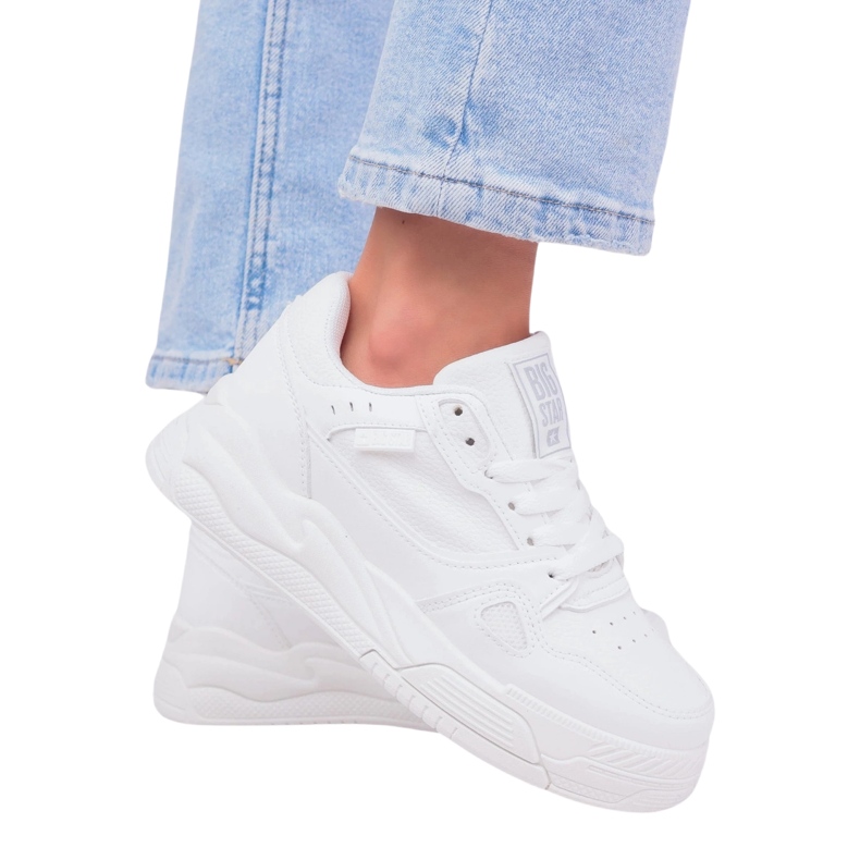 Zapatillas para mujeres zapatillas big star nn274667 blanco