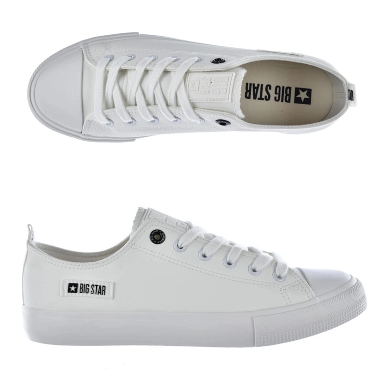 Zapatillas para hombres Big Star KK174008 White Shoes blanco