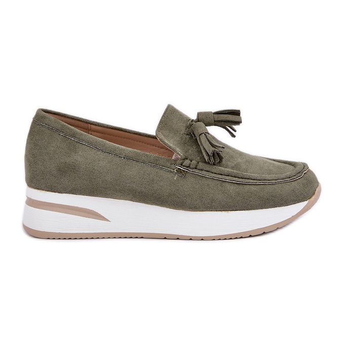 Mocasines en un delicado Bedders Eco Green verde