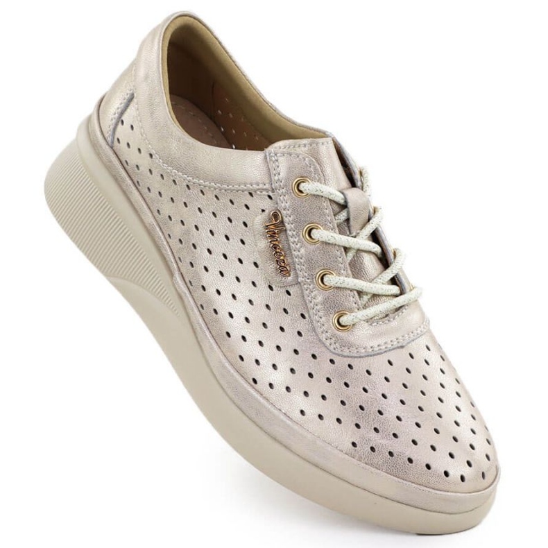 Vinceza Openwork Sports Shoes 7890 Zlotys dorado