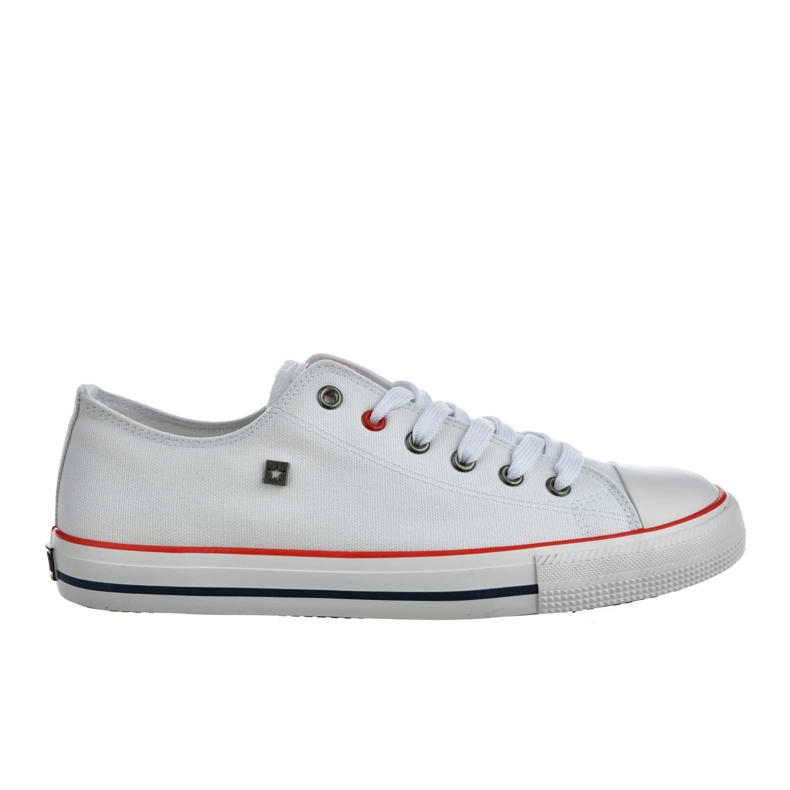 Big Star Zapatos para hombres grandes estrellas nn174301 zapatillas blancas blanco