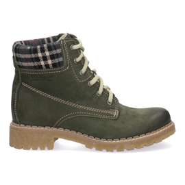 Polbut Botas de cuero sólido Pollonus Green 5-0739-007 verde