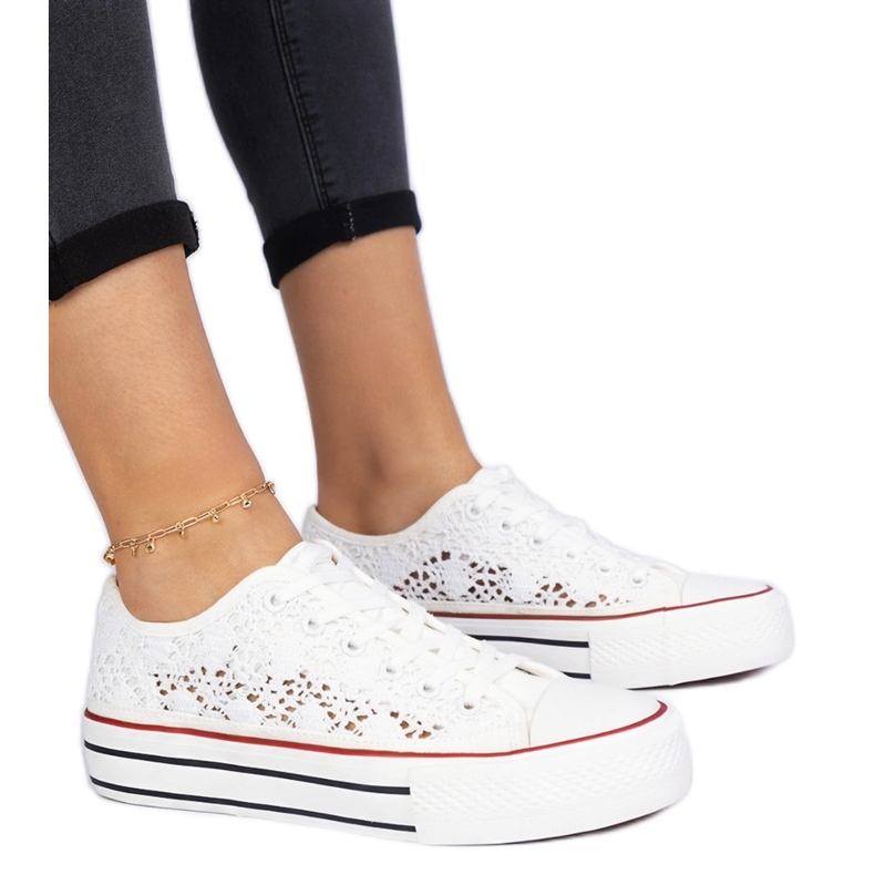 Zapatillas de zapatillas blancas para mujeres blanco